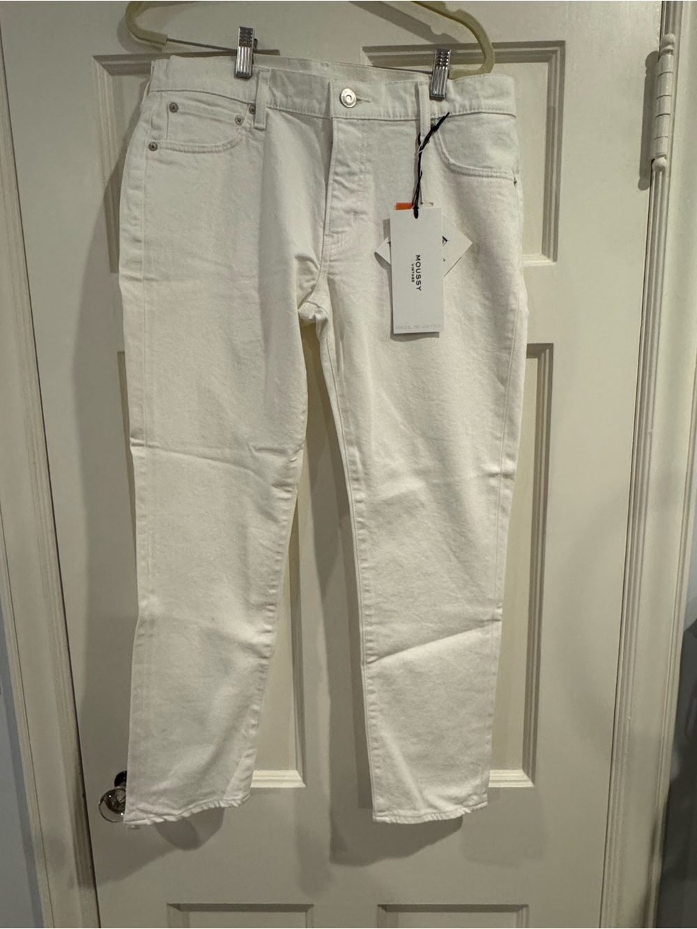 Moussy White Oakhaven Skinny Jeans